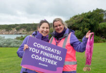 Trekkers tackle the coast