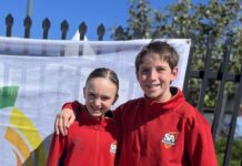 Swimmers on the national stage