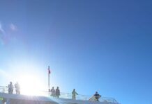 Helping Islanders with fire fight