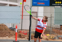 Junior Tennis Action