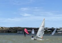 Warm and windy Sunday sailing