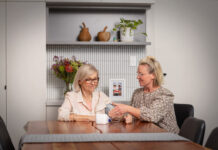 Kalyra helps at home