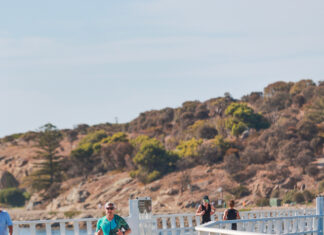 Perfect weather for triathlon